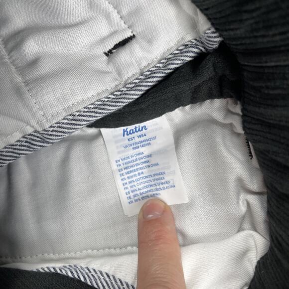 Katin Corduroy Kord Patio Shorts Boys Large 14-16 Elastic Drawstring Surf - Picture 5 of 11